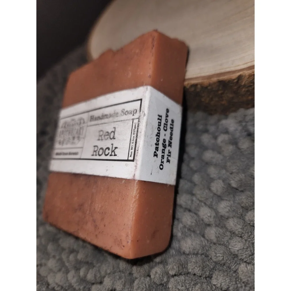 Red Rock Apothecary Handmade Soap Bar-Patchouli-Orange-Clove Fir~4.5 Oz/127g~NEW